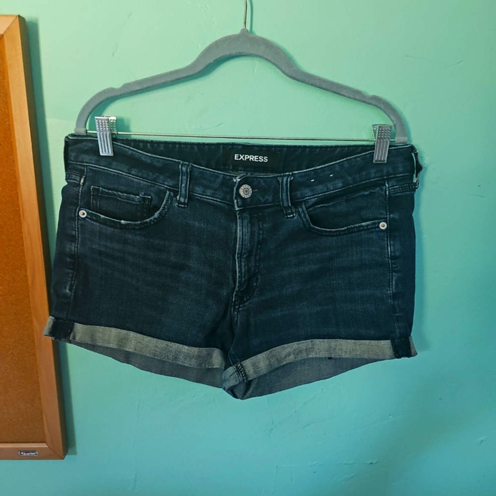 Express Jean Shorts Size 10 Stretchy Perfect